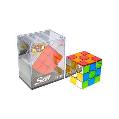 Rubik Cyclone Boys Metallic 3×3 M Mạ Màu Kim Loại Có Nam Châm